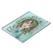 ゼンドードルガーデンガールノートパーソナライズされたブック ノートブック (左側)