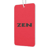 ゼンブラックレッドカーの空気清浄剤 カーエアーフレッシュナー (左)