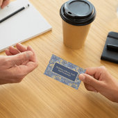 ゼンブルー金ゴールド銀杏精神科医又はカウンセラー 名刺