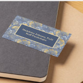 ゼンブルー金ゴールド銀杏精神科医又はカウンセラー 名刺