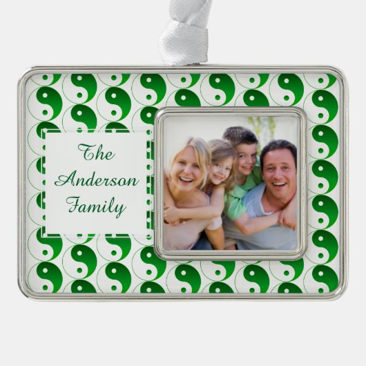 ゼンホリデイオーナメント シルバープレートフレームオーナメント (正面)