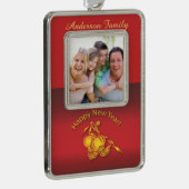 ゼンホリデイオーナメント シルバープレートフレームオーナメント (右)