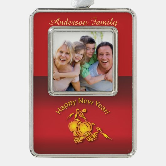 ゼンホリデイオーナメント シルバープレートフレームオーナメント (正面)