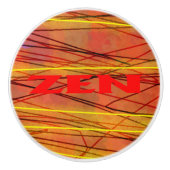 ゼンレッド線セラミックノブ セラミックノブ (正面)