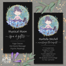 ゼンロックスヨガスパマッサージセラピスト名刺