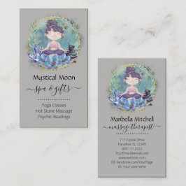 ゼンロックヨガスパマッサージセラピスト名刺 名刺