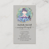 ゼンロックヨガスパマッサージセラピスト名刺 名刺 (裏面)