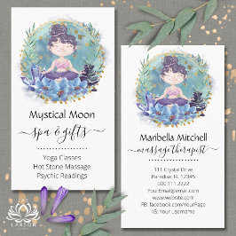 ゼンロックヨガスパマッサージセラピスト名刺 名刺