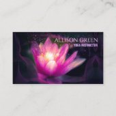 ゼンロータススピリチュアル瞑想ヨガインストラクター 名刺 (正面)