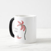 ゼンロータスフラワー哲学引用文 モーフィングマグカップ (正面左)