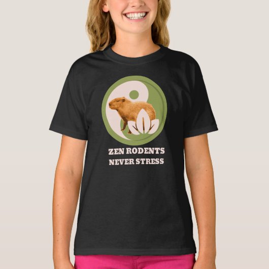 ゼンローデンズネヴェストレスカピバラ Tシャツ (正面)
