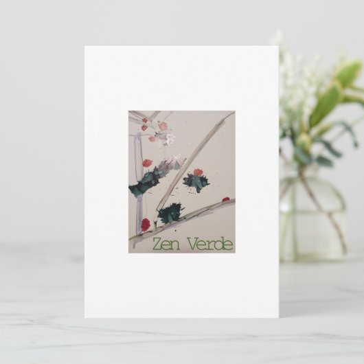 ゼンヴェルデホリデーシーズンゼンミニマリストグリーンカム シーズンカード (スタンド正面)