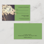 ゼン金ゴールドブランチサロンとスパアポイントメントカード 予約カード (正面/裏面)