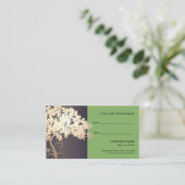 ゼン金ゴールドブランチサロンとスパアポイントメントカード 予約カード (スタンド正面)