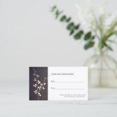 ゼン金ゴールドブランチサロンとスパアポイントメントカード 予約カード (スタンド正面)