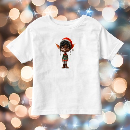 ゼン10代のクリスマス小妖精や小人幼児のティー トドラーTシャツ