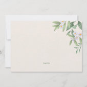 ゼン ティーパーティー 招待状 (裏面)