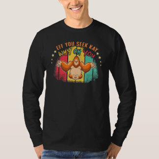 ゼン・ナマステ・アニマル瞑想 なぜあなたはサルピラティス Tシャツ