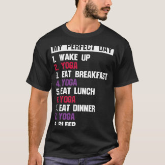 ゼン パーフェクト デイ ヨガ 瞑想 ナマステ Tシャツ