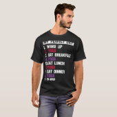 ゼン パーフェクト デイ ヨガ 瞑想 ナマステ Tシャツ (正面フル)