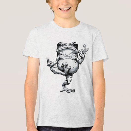 ゼン・フロッグ・マスターピース トライブレンドTシャツ (正面)
