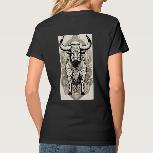 ゼン・ブル・ゴッド Tシャツ (裏面)