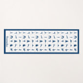 ゼン ヨガ メディテーション ロータス ツリー オブ ライフ ナマステ ヨガマット (正面(横))