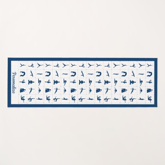 ゼン ヨガ メディテーション ロータス ツリー オブ ライフ ナマステ ヨガマット (正面(横))