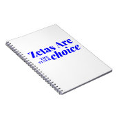 ゼータが選素晴らし択のノート ノートブック (右側)