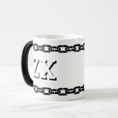 ゼータのキーの変形させるチェーンマグ モーフィングマグカップ (正面左)