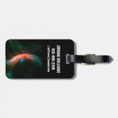 ゼータオピウチから星の風が吹き出す。 ラゲッジタグ (裏面横)