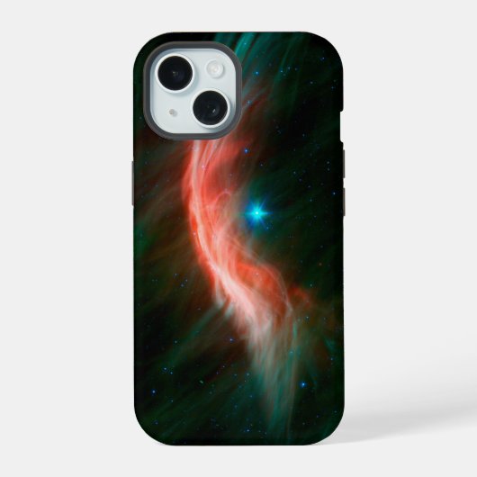 ゼータオピウチから星の風が吹き出す。 iPhone 15ケース (裏面)
