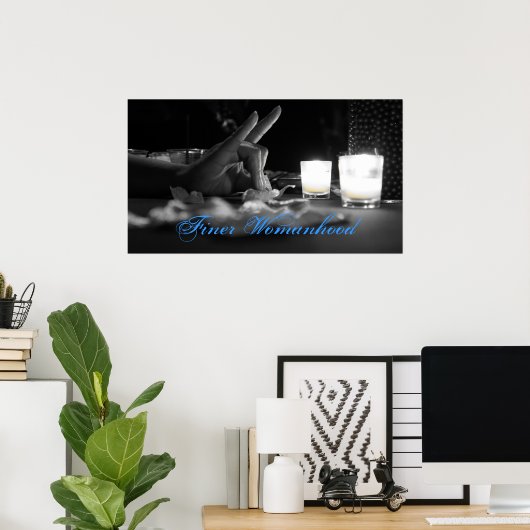 ゼータ女性 ポスター (ホームオフィス)