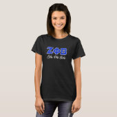ゼータ・ピベータ準州Sorority Paraphernalia,ゼータ・ピベット Tシャツ (正面フル)