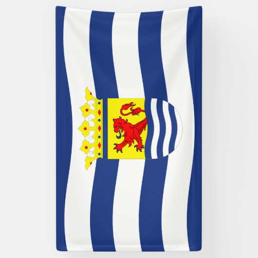 ゼーランド国旗のオランダ省オランダ領域の記号 横断幕 (縦)