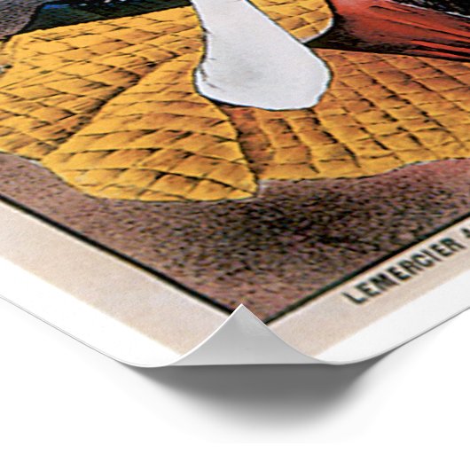 ゼールバーマスヴィンテージワインドリンクアドアート ポスター (角)