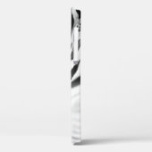 ゼ芸術的ブの黒と白のクローズアップポートレート Case-Mate iPhoneケース (裏面 / 左)