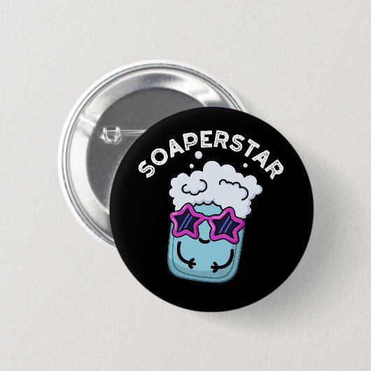 ソアパースターおもしろいソープンダークBG 缶バッジ (正面&裏面)