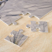 ソアプツリーユッカ、ロングシャドー、横ダネス ジグソーパズル (側面)