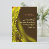 ソアリングドーブこうもりバー（ユダヤ教の）バル・ミツバー披露宴パーティーカード 招待状 (スタンド正面)