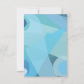 ソアリングバタフライバルミツワー披露宴カード 招待状 (裏面)