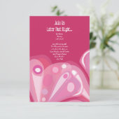 ソアリングバタフライバルミツワー披露宴カード 招待状 (スタンド正面)