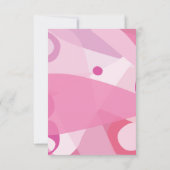 ソアリングバタフライバルミツワー披露宴カード 招待状 (裏面)