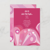 ソアリングバタフライバルミツワー披露宴カード 招待状 (正面/裏面)