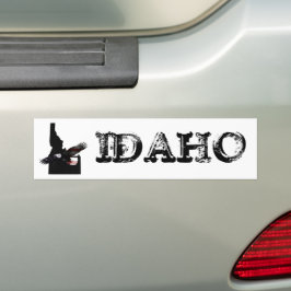 ソアリングパトリオットイーグルIDAHO バンパーステッカー