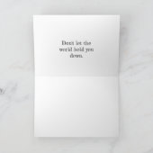 ソアリングパーソナライズされたイーグルサンキューカード サンキューカード (内部)