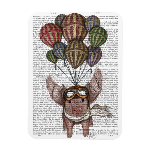 ソアリングピグ マグネット (縦)