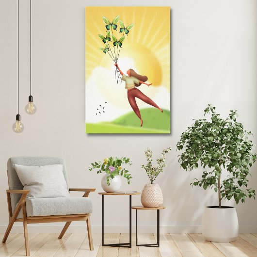 ソアー | Girl with Chours Canvas Art キャンバスプリント