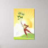 ソアー | Girl with Chours Canvas Art キャンバスプリント (正面)