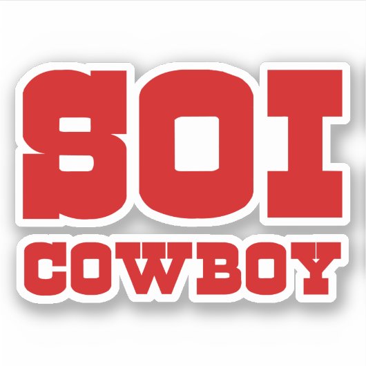 ソイカウボーイ シール (正面)